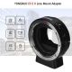 Yongnuo EF-E II adattatore per obiettivo Canon EF / EF-S a fotocamera Sony E-Mount