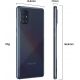 Smartphone Samsung Galaxy A71 A715 Dual Sim 6GB RAM 128GB nero