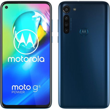Smartphone Motorola XT2041-3 Moto G8 Power Dual Sim 64GB Blu
