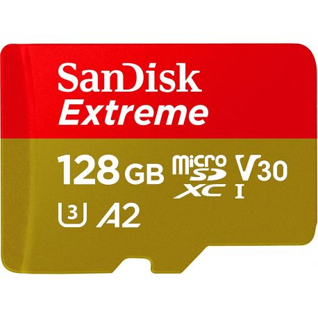Sandisk 128GB A2 Extreme 160MB/s Memoria MicroSD XC UHS-I