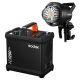 Godox AD1200 PRO kit flash fotografico portatile per esterno + trolley