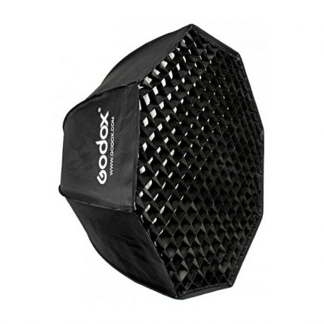 Godox SB-FW120 Softbox 120cm Octa attacco bowens + griglia a nido d’ape per flash da studio