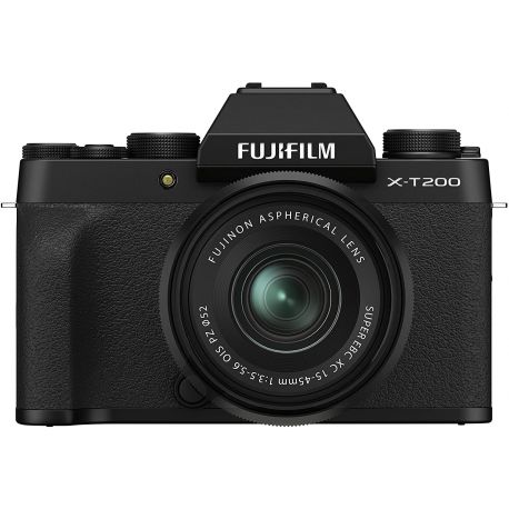 Fotocamera Mirrorless Fujifilm X-T200 Kit 15-45mm Nero