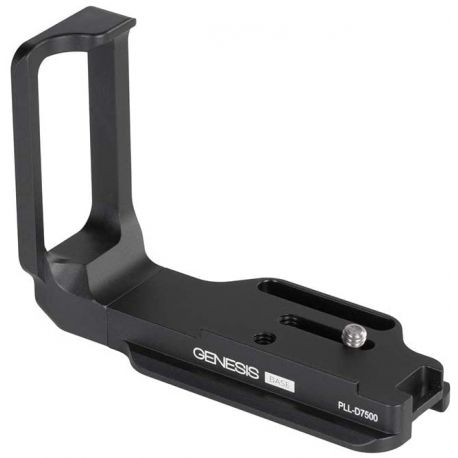 Genesis Base PLL-D7500 Piastra tipo "L" con attacco Arca-Swiss per Nikon D7500
