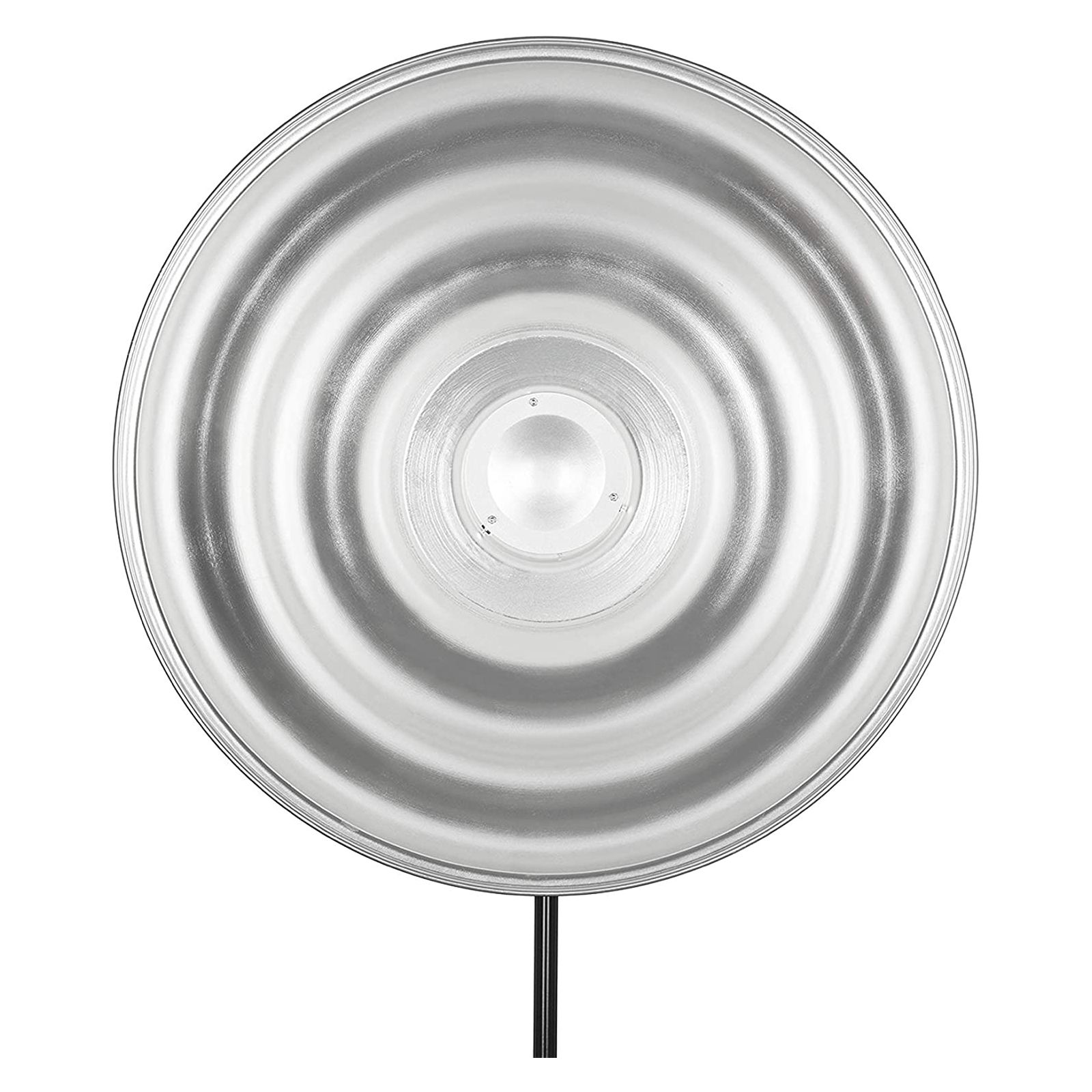 Bol beauté ondulé argenté 55 cm Quadralite Wave Beauty Dish Silver 55 cm réflecteur Photo Studio Shooting Portrait Mode 