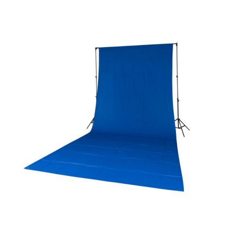 Quadralite fondale fotografico in stoffa cotone 2,85m x 6m blue