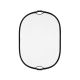 Quadralite Pannello Riflettente con maniglia Bianco Trasparente 90x120cm