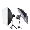 Quadralite Move X 200 Kit 2x flash da studio + 2x stativi