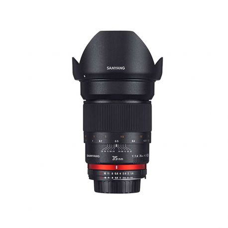 Obiettivo Samyang 35mm F1.4 attacco fotocamere Canon