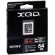 Sony 64GB Scheda Memoria XQD-G64F/J 440mb/s Lettura - 400mb/s Scrittura