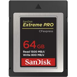 Sandisk 64GB 1500Mb/s Extreme Pro Scheda Memoria CFexpress Type B