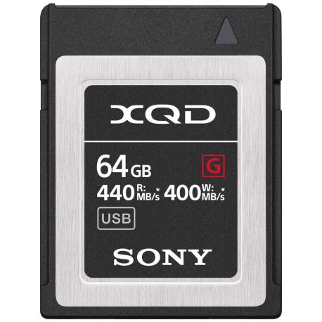 Sony 64GB Scheda Memoria XQD-G64F/J 440mb/s Lettura - 400mb/s Scrittura