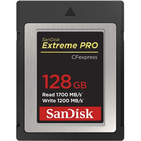 Sandisk 128GB 1700Mb/s Extreme Pro Scheda Memoria CFexpress Type B