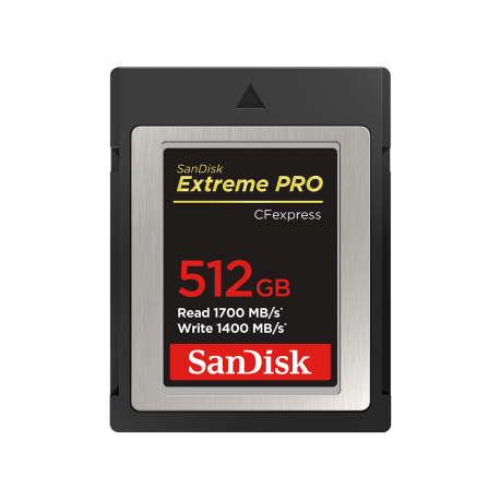 Sandisk 512GB 1700Mb/s Extreme Pro Scheda Memoria CFexpress Type B