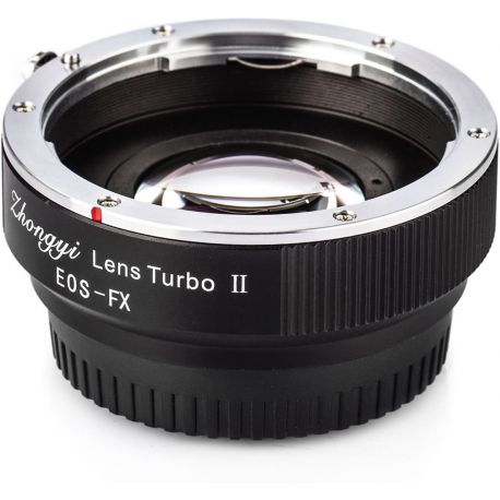Zhongyi Mitakon Turbo adattatore II da obiettivo Canon a mirrorless Fujifilm