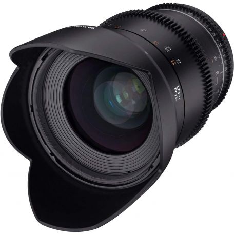 Obiettivo Samyang 35mm T1.5 VDSLR Mark II per reflex Canon EF