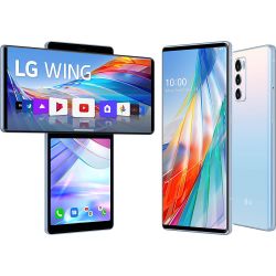 Smartphone LG Wing 5G Dual Sim 128GB Blue