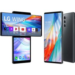 Smartphone LG Wing 5G Dual Sim 128GB Grigio