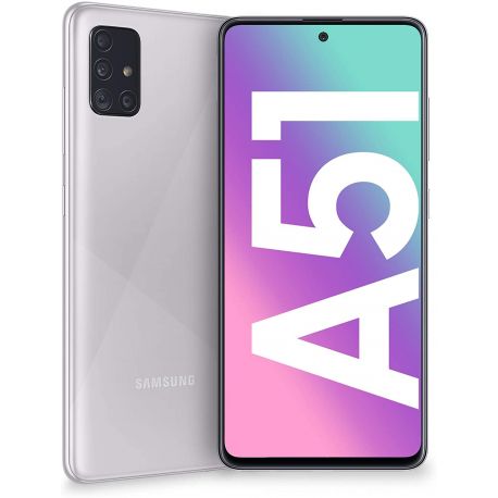 Smartphone Samsung Galaxy A51 A515 Dual Sim 4GB RAM 128GB Haze Crush Silver