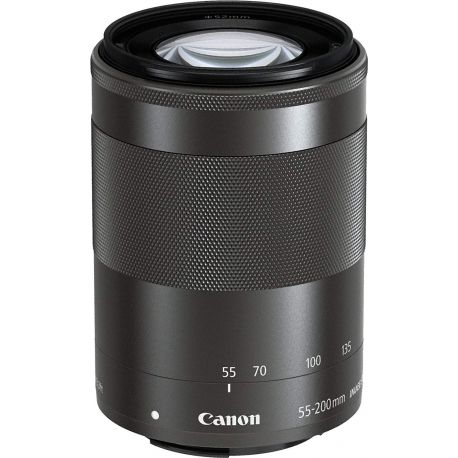 Obiettivo Canon EF-M 55-200mm f/4.5-6.3 IS STM Nero (bulk) per EOS M PRONTA CONSEGNA