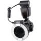 Triopo Flash anulare per fotocamere Canon TR-15EX-C