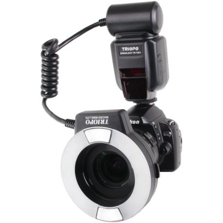 Triopo Flash anulare per fotocamere Canon TR-15EX-C