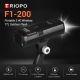 Triopo Flash portatile per fotocamere F1-200