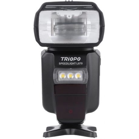 Triopo Flash per fotocamere universale con batteria al litio L-870