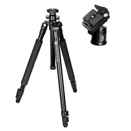 Triopo Treppiedi in alluminio C-157 + Testa KJ-1