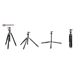 Triopo Treppiedi in alluminio MT-2804X8.C + Testa NB-2S