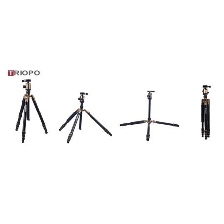 Triopo Treppiedi in alluminio MT-2804X8.C + Testa NB-2S