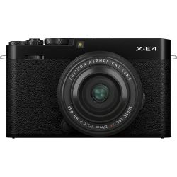 Fotocamera Mirrorless Fujifilm X-E4 kit 27mm f/2.8 nero