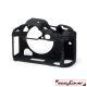 easyCover custodia protettiva in silicone nera per Canon R5 / R6