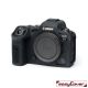 easyCover custodia protettiva in silicone nera per Canon R5 / R6