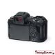 easyCover custodia protettiva in silicone nera per Canon R5 / R6