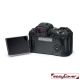 easyCover custodia protettiva in silicone nera per Canon R5 / R6