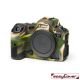 easyCover custodia protettiva in silicone mimetica per Canon R5 / R6
