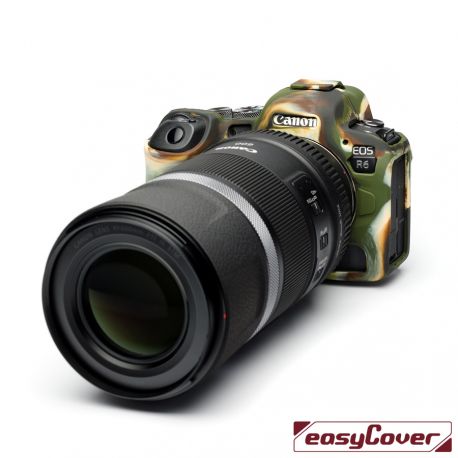 easyCover custodia protettiva in silicone mimetica per Canon R5 / R6