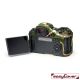 easyCover custodia protettiva in silicone mimetica per Canon R5 / R6