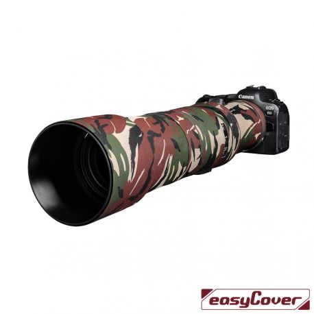 easyCover custodia in neoprene verde mimetico per obiettivo Canon RF 800mm F/11 IS STM lens oak
