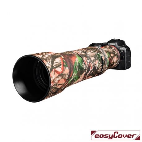 easyCover custodia in neoprene forest mimetico per obiettivo Canon RF 600mm F/11 IS STM lens oak