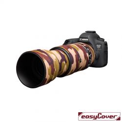 easyCover custodia in neoprene marrone mimetico per obiettivo Sigma 100-400mm Contemporary lens oak