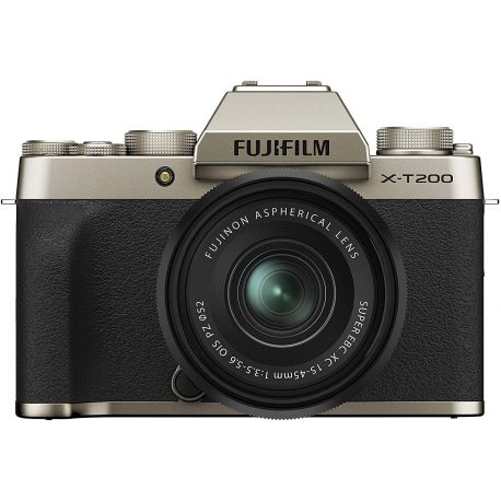 Fotocamera Mirrorless Fujifilm X-T200 Kit 15-45mm Champagne Gold PRONTA CONSEGNA