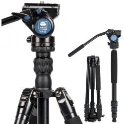 SIRUI Traveler 7A Treppiedi in alluminio con testa video VA-5