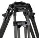 SIRUI BCT-3202 Treppiedi Broadcast Video in carbonio 10x con testa 100mm half ball