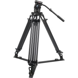 SIRUI BCT-2003 Treppiedi Broadcast video in alluminio con testa video BCH-10