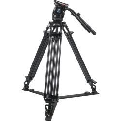 SIRUI BCT-2003 Treppiedi Broadcast video in alluminio con testa video BCH-20