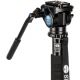 SIRUI P-224SR monopiede in carbonio con stativo e testa video VA-5