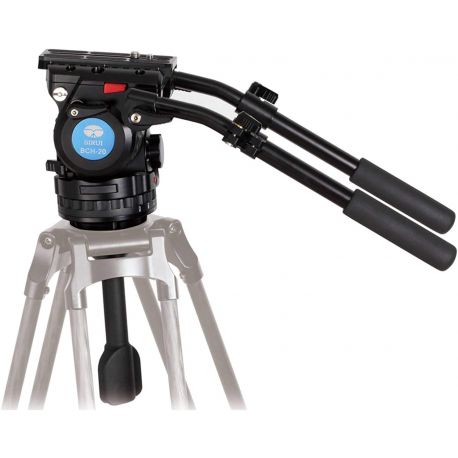 SIRUI BCH-20 testa video fluida per treppiedi serie BCT + testa 75mm half ball