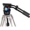SIRUI BCH-20 testa video fluida per treppiedi serie BCT + testa 75mm half ball